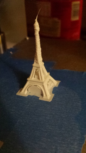 The Eiffel Tower Miniature 3D Print 7347 The Eiffel Tower Miniature 3D Print 7347