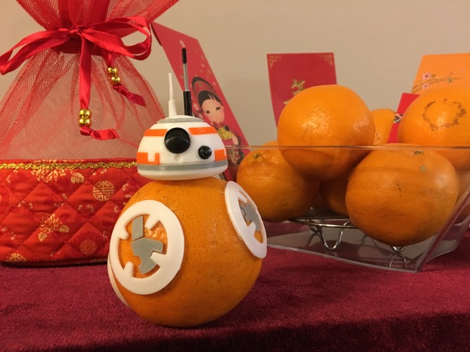 BB8 DROID - STAR WARS: THE FORCE AWAKENS 3D Print 7373 BB8 DROID - STAR WARS: THE FORCE AWAKENS 3D Print 7373