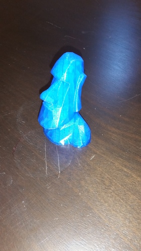 Low Poly Moai 3D Print 7399 Low Poly Moai 3D Print 7399