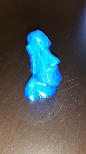 Low Poly Moai 3D Print 7400 Low Poly Moai 3D Print 7400