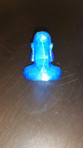 Low Poly Moai 3D Print 7401 Low Poly Moai 3D Print 7401