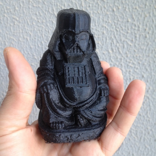 Darth Vader Buddha with saber 3D Print 7544 Darth Vader Buddha with saber 3D Print 7544