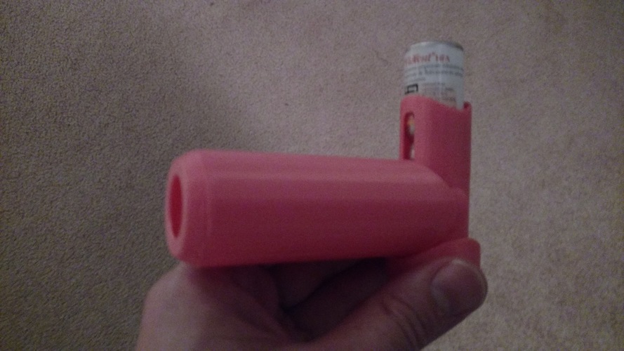 Inhalo - Asthma Inhaler + Spacer 3D Print 7620 Inhalo - Asthma Inhaler + Spacer 3D Print 7620