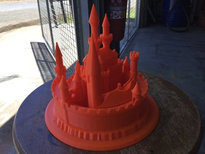 Фантастическая крепость 3D Print 7648 Фантастическая крепость 3D Print 7648