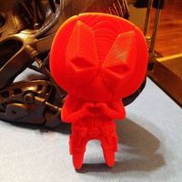 Small Deadpool "Feel The Love" Magnet 3D Printing 7746