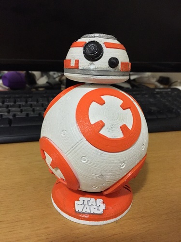 BB8 DROID - STAR WARS: THE FORCE AWAKENS 3D Print 7958 BB8 DROID - STAR WARS: THE FORCE AWAKENS 3D Print 7958