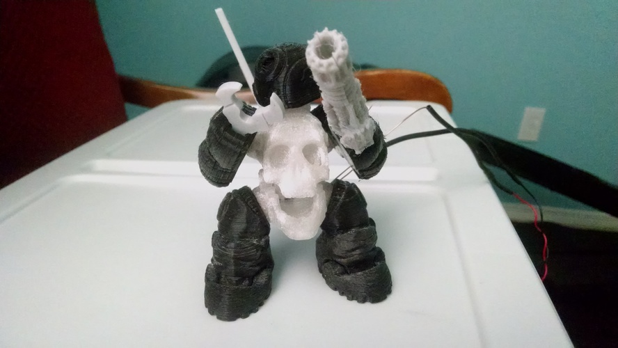 SkullBot 001 - via 3DKToys 3D Print 7995 SkullBot 001 - via 3DKToys 3D Print 7995