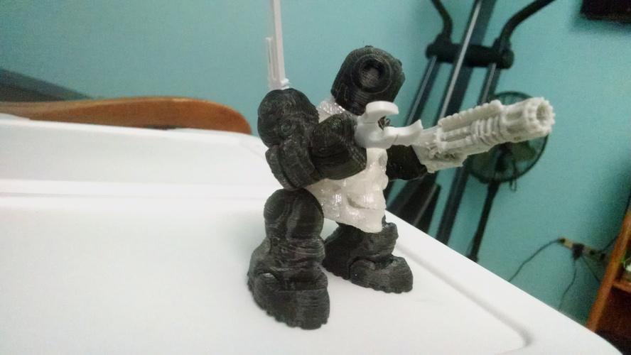 SkullBot 001 - via 3DKToys 3D Print 7997 SkullBot 001 - via 3DKToys 3D Print 7997