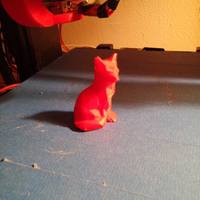 Small Low Poly Fox 3D Printing 8000
