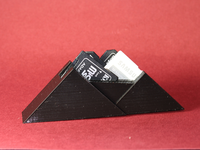 SD Card Mountain 3D Print 8030 SD Card Mountain 3D Print 8030