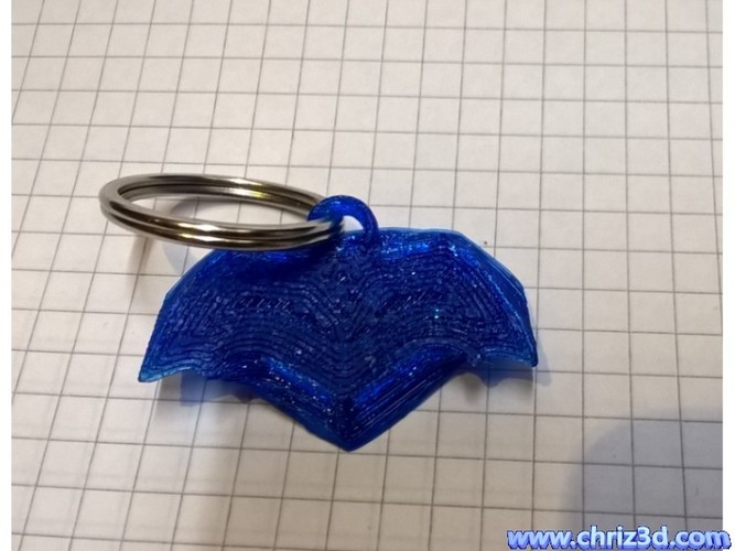 Batman vs. Superman - keychain 3D Print 8177 Batman vs. Superman - keychain 3D Print 8177