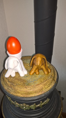 Ducky and Ducky as egg Cup 3D Print 8239 Ducky and Ducky as egg Cup 3D Print 8239