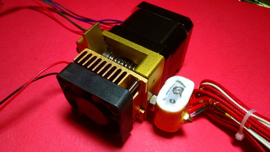 Da Vinci 1 3D Printer Extruder Carriage for MK8 3D Print 8298 Da Vinci 1 3D Printer Extruder Carriage for MK8 3D Print 8298