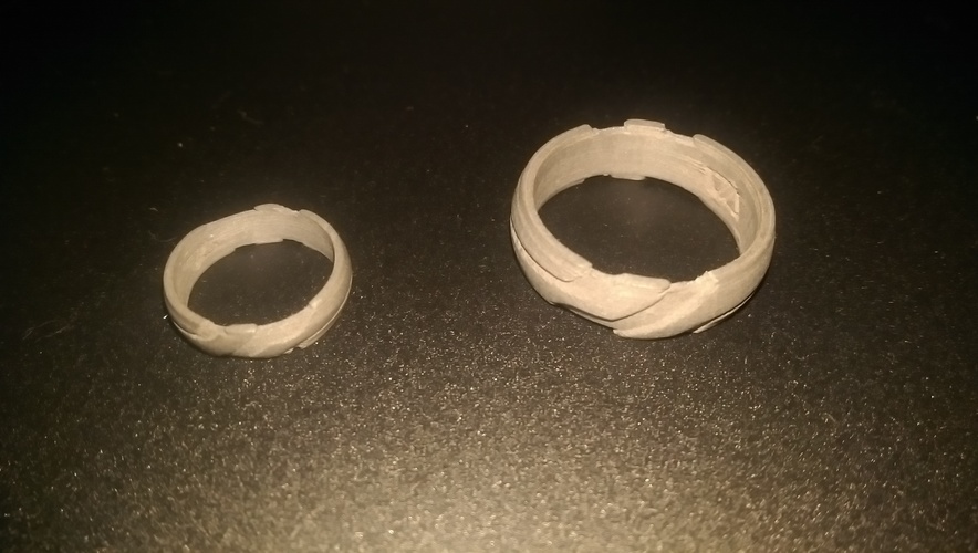 GD Ring - Edge 3D Print 8590 GD Ring - Edge 3D Print 8590