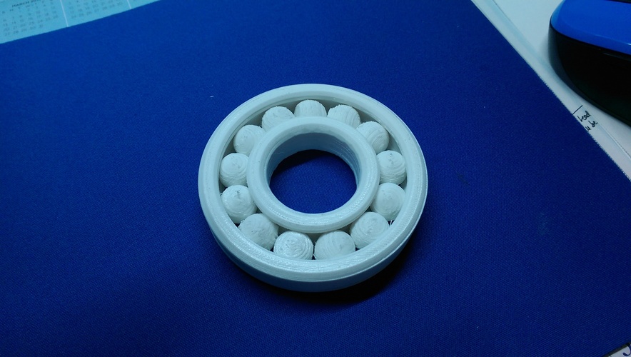 Fully Assembled Ball Bearing 3D Print 8676 Fully Assembled Ball Bearing 3D Print 8676