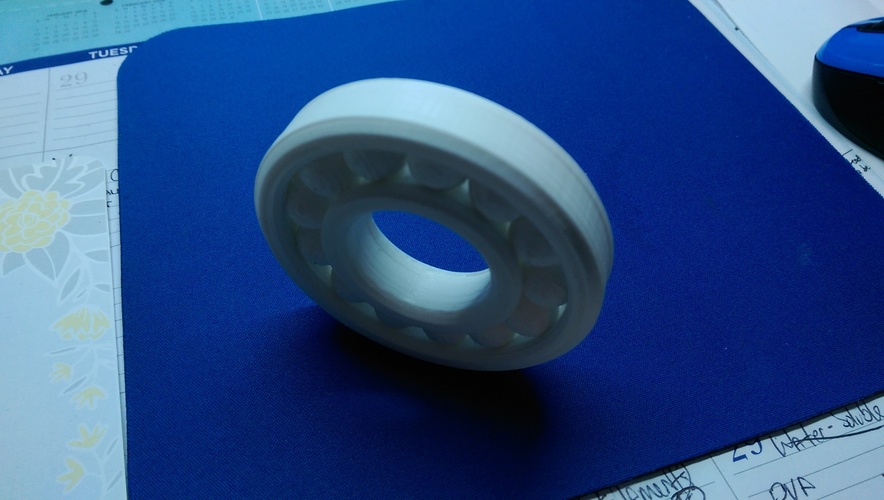 Fully Assembled Ball Bearing 3D Print 8677 Fully Assembled Ball Bearing 3D Print 8677
