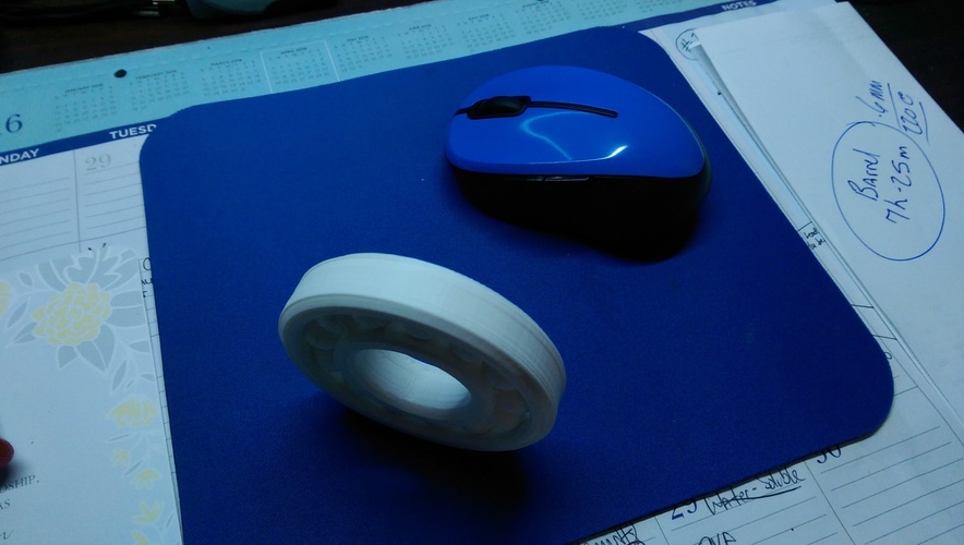 Fully Assembled Ball Bearing 3D Print 8678 Fully Assembled Ball Bearing 3D Print 8678