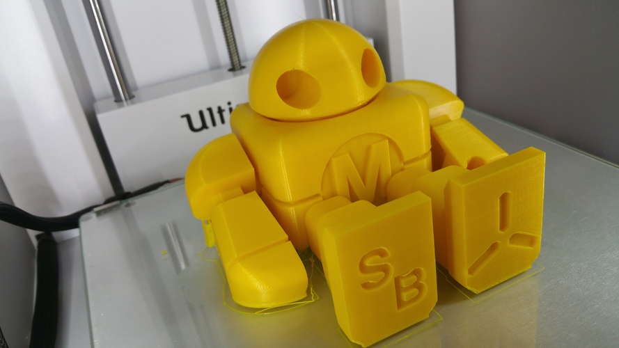BIG Maker Faire Robot Action Figure 3D Print 9 BIG Maker Faire Robot Action Figure 3D Print 9