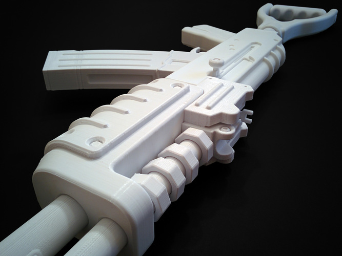 AK47 from Rust 3D Print 9286 AK47 from Rust 3D Print 9286