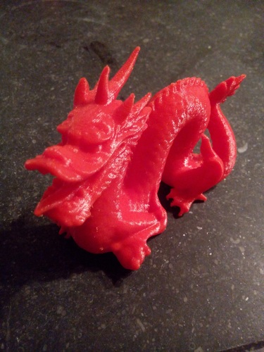 Hi-Res Standford Dragon 3D Print 9478 Hi-Res Standford Dragon 3D Print 9478