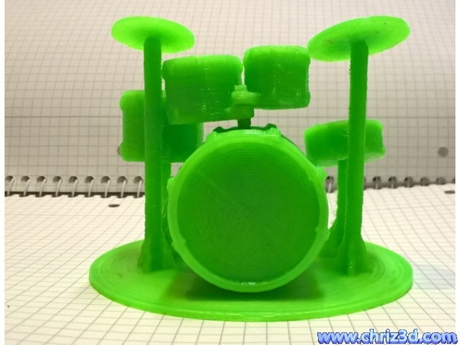 drum set model 3D Print 9557 drum set model 3D Print 9557
