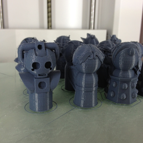 Doctor Who Monster Pawns 3D Print 96 Doctor Who Monster Pawns 3D Print 96