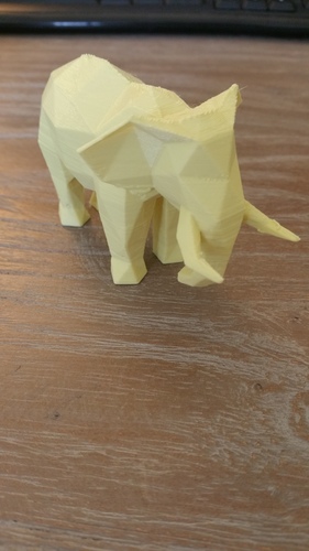 Low Poly Elephant Art Sculpture 3D Print 9613 Low Poly Elephant Art Sculpture 3D Print 9613