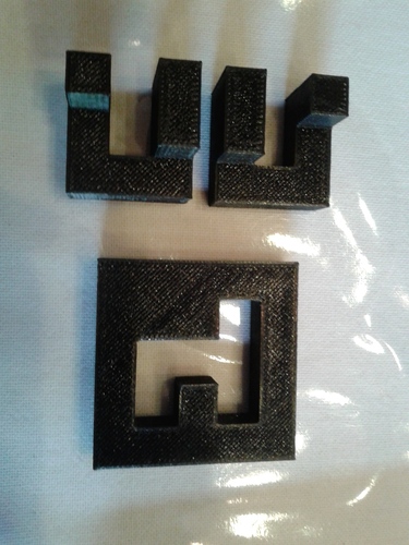 Bisect Cube puzzle by Osanori Yamamoto 3D Print 9631 Bisect Cube puzzle by Osanori Yamamoto 3D Print 9631