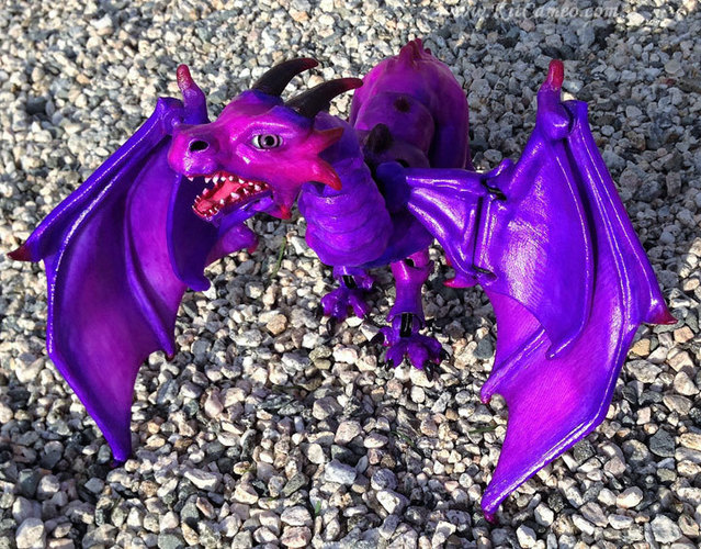 "Braq" jointed dragon 3D Print 9761 "Braq" jointed dragon 3D Print 9761