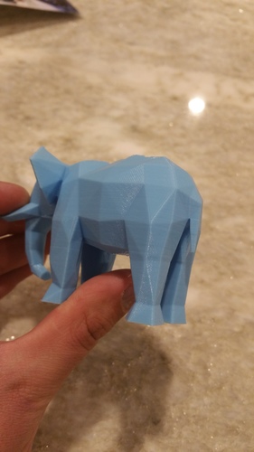 Low Poly Elephant Art Sculpture 3D Print 9787 Low Poly Elephant Art Sculpture 3D Print 9787