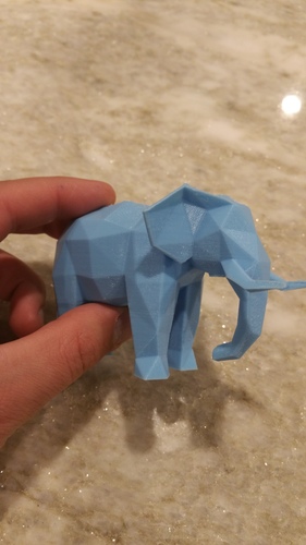 Low Poly Elephant Art Sculpture 3D Print 9788 Low Poly Elephant Art Sculpture 3D Print 9788