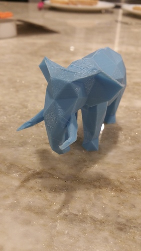 Low Poly Elephant Art Sculpture 3D Print 9789 Low Poly Elephant Art Sculpture 3D Print 9789