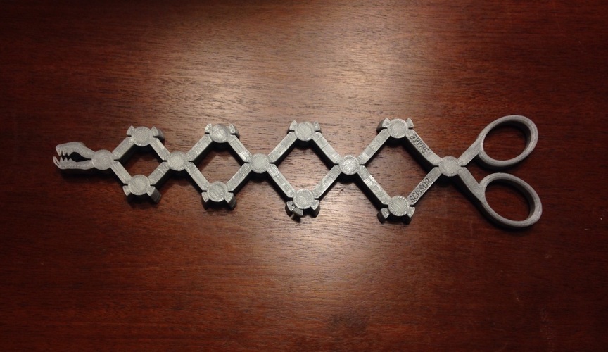 Scissor Snake Family 3D Print 9824 Scissor Snake Family 3D Print 9824