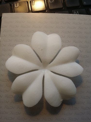 Magic Five-leaf clover 3D Print 9881 Magic Five-leaf clover 3D Print 9881