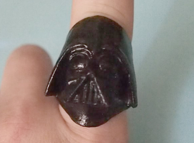 Ring - Darth Vader 3D Print 9971 Ring - Darth Vader 3D Print 9971