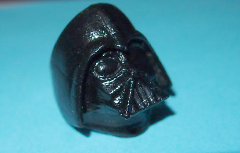Ring - Darth Vader 3D Print 9973 Ring - Darth Vader 3D Print 9973