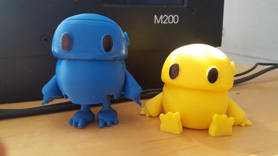 Wip: Tiny articulated bot 3D Print 9995 Wip: Tiny articulated bot 3D Print 9995