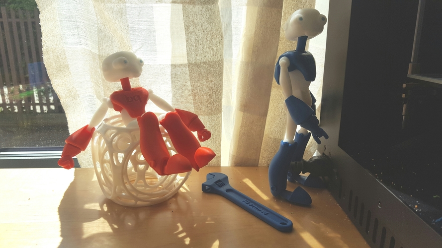 BeQui, Jointed Robot 3D Print 9997 BeQui, Jointed Robot 3D Print 9997