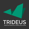 Small trideus logo tag web color vert darkbg