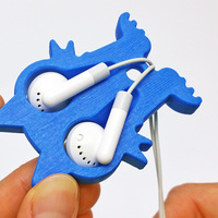Fat Cat Earbud Holder (Headphone Holder) - Thumbnail 3