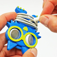 Fat Cat Earbud Holder (Headphone Holder) - Thumbnail 5
