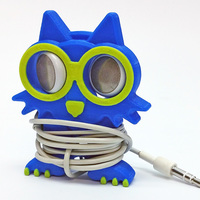 Fat Cat Earbud Holder (Headphone Holder) - Thumbnail 6