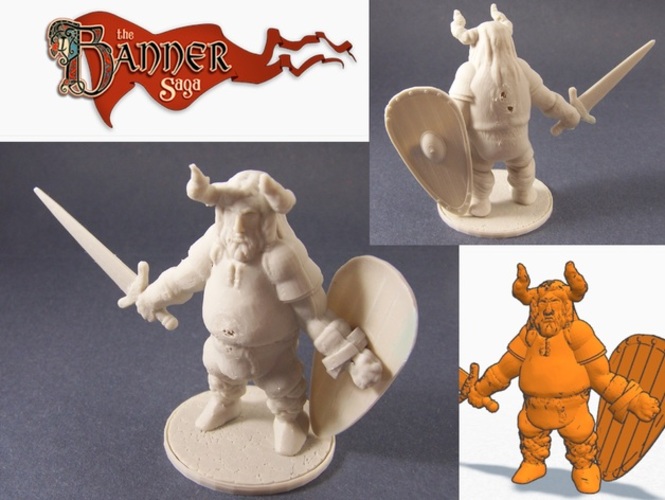 Varl Shieldbanger (from Banner Saga) 3D Print 1001