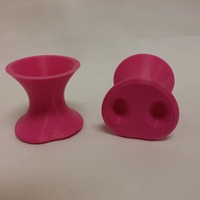 Small Pig Snout Shot Glasses 3D Printing 10037