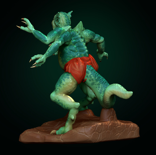 Snake Eater Creature 3D Print 10038