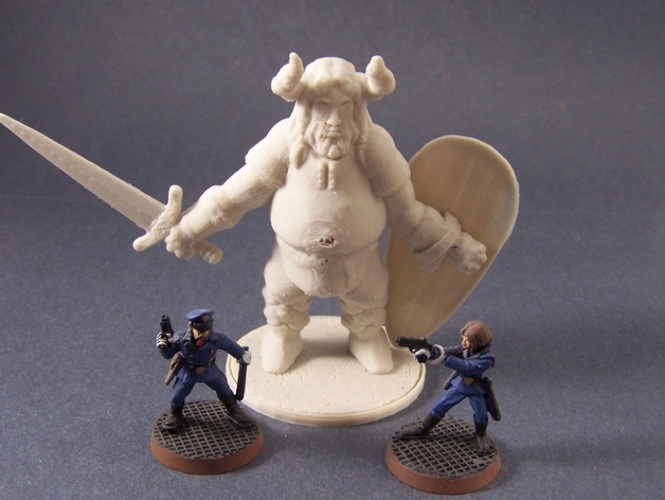 Varl Shieldbanger (from Banner Saga) 3D Print 1004