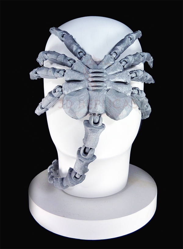 Medium Articulated Facehugger 3D Printing 100520