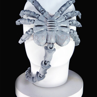 Small Articulated Facehugger 3D Printing 100520