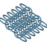Small Chain Mail , Mesh  3D Printing 100632