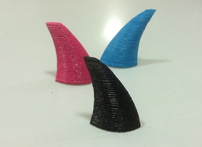 Presta Shark Fin Bicycle Valve Cover  3D Print 100754